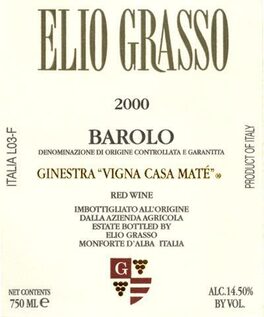 S Barolo Ginestra Vigna Casa Maté