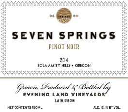 Seven Springs Vineyard