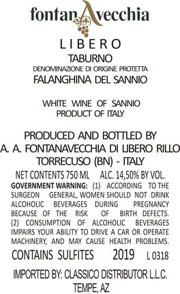 Libero Taburno Falanghina