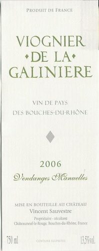 Viognier De La Galinière