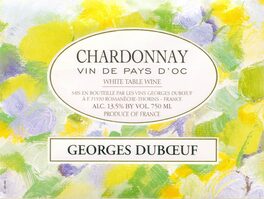 Chardonnay Vin De Pays D'oc