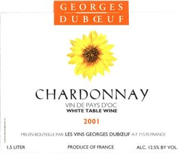 Chardonnay Vin De Pays D'oc