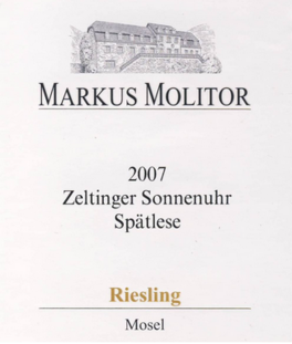 Zeltinger Sonnenuhr Spätlese