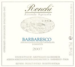 Ronchi Red Wine