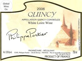 Quincy White Loire Wine