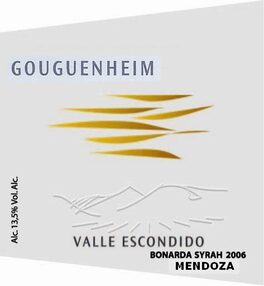 Valle Escondido Bonarda Syrah