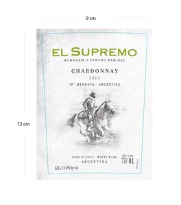 El Supremo Homenaje A Pancho Ramirez Chardonnay
