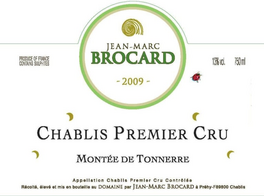 Chablis Premier Cru Montée De Tonnerre