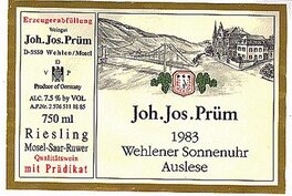 Wehlener Sonnenuhr Auslese