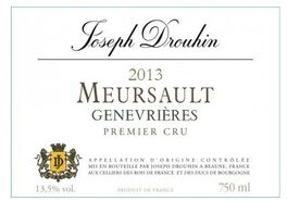 Meursault Genevrières Premier Cru