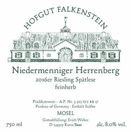 Niedermenniger Herrenberg Spatlese Feinherb