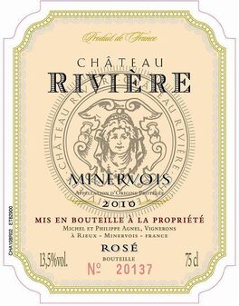 Château Rivière Minervois Rosé