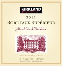 Kirkland Signature Bordeaux Supérieur