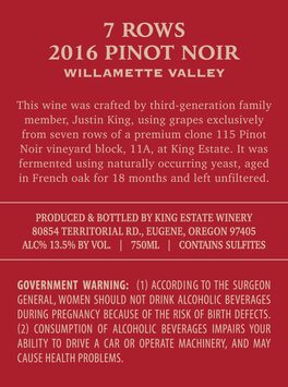 Pinot Noir Willamette Valley