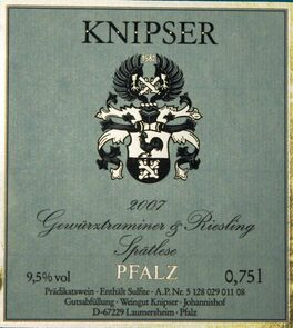 Qualitätswein Spätlese