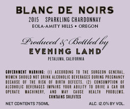 Blanc De Noirs