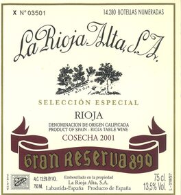 Gran Reserva 890