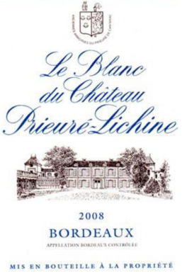 Le Blanc Du Château Prieuré Lichine