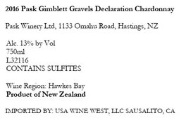 Gimblett Gravels Declaration