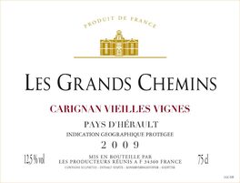 Les Grands Chemins Carignan Vieilles Vignes