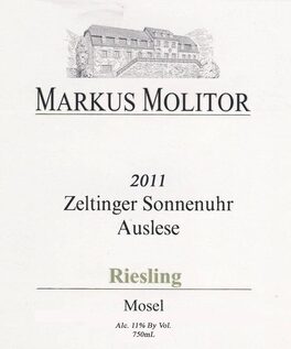 Zeltinger Sonnenuhr Auslese