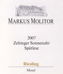 Zeltinger Sonnenuhr Spatlese
