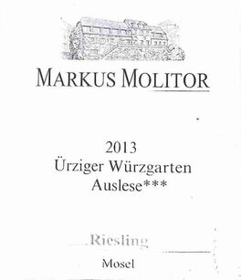 Urziger Wurzgarten Auslese***