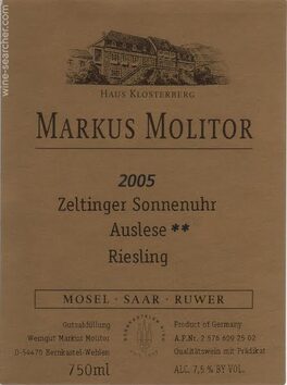 Markus Molitor Mosel White Wine