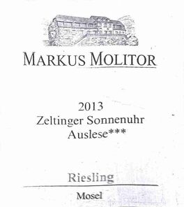 Zeltinger Sonnenuhr Auslese***