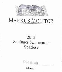 Zeltinger Sonnenuhr Spatlese