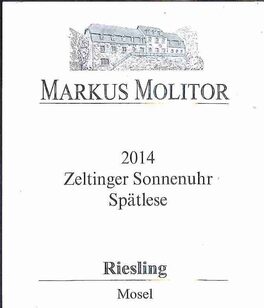 Zeltinger Sonnenuhr Spatlese
