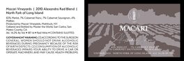 Alexandra Red Blend