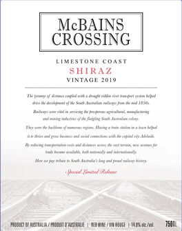 Mcbains Crossing Shiraz