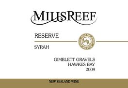 Reserve Syrah