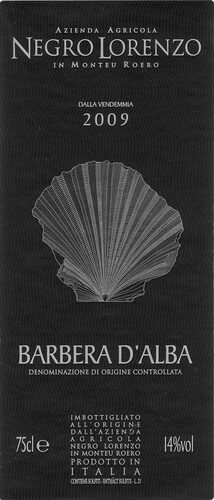 Negro Lorenzo Barbera D'alba