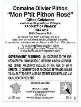 Mon P'tit Pithon Rose